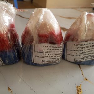 Back to sender wicked candle candle with protection ring