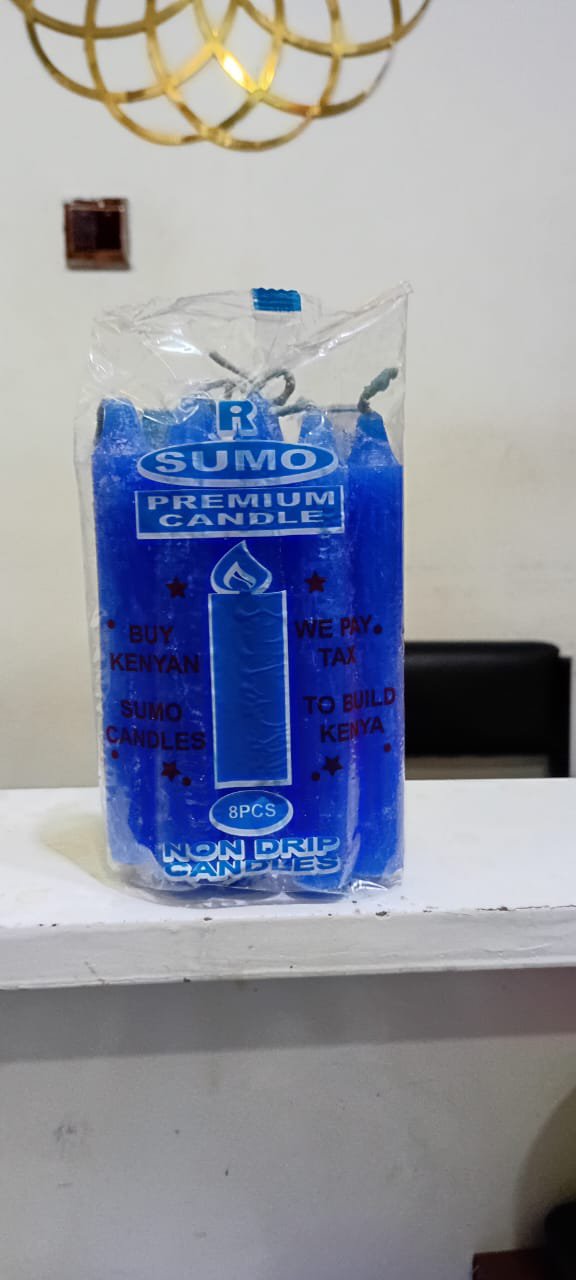 Blue candles pack