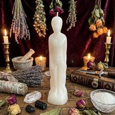 WHITE MALE IMAGE CANDLE