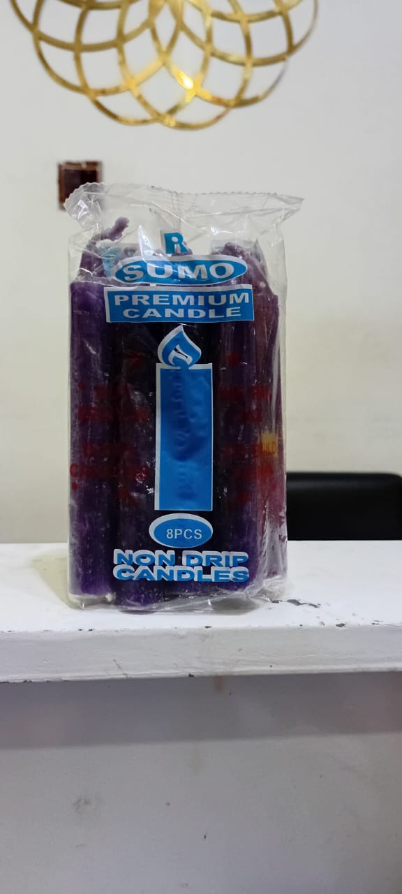 Purple candles pack